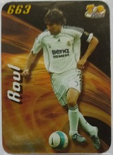 2008 Raul Gonzalez #663 Mundicromo Spanish Soccer League Card Real Madrid