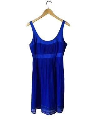 Vestido jersey de seda Cynthia Steffe azul cobalto para mujer talla -8 Foto 1 de 4