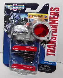 Micro Máquinas Transformadores #003 TF#0001 JAZZ y TF#0015 JETFIRE Serie 1 NUEVO - Imagen 1 de 8