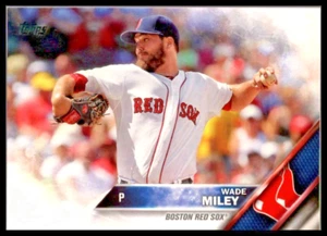 2016 TOPPS #301 WADE MILEY BOSTON RED SOX - Picture 1 of 2