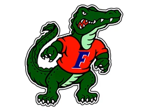 #0231 Calcomanía de vinilo impermeable troquelada con logotipo de mascota de Florida Gators - Imagen 1 de 1