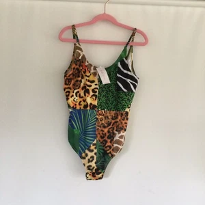 Stella Cove Girls Jungle Patch One Piece Swimsuit Size 14yrs - Picture 1 of 10