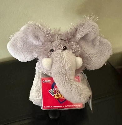 WEBKINZ Retired Lil’ Kinz Ganz Plush Elephant NEW WITH SEALED CODE & TAGS HS007 - Image 1 of 4