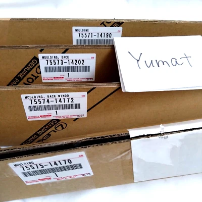 TOYOTA GENUINE SUPRA Rear Windshield Molding Set of 4 JZA70 MK3 JDM Japan Foto 1 de 4