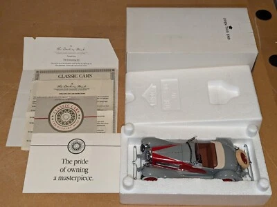 De colección Danbury Mint 1935 Duesenberg SSJ ROJO escala 1:24 fundido a presión como nuevo en caja Foto 1 de 4