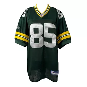 Green Bay Packers Men’s Size 52 Jersey Reebok Green Greg Jennings Short Sleeve - Picture 1 of 16