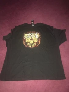 Men's Black HARLEY-DAVIDSON T-Shirt 5XL Panama City Beach, FL HD Eagle Lightning - Picture 1 of 6