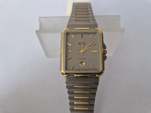 BWC Watch Rectangular - Quartz Ref 323.000 -Stainless Steel -In NOS Condition !! - Picture 1 of 8