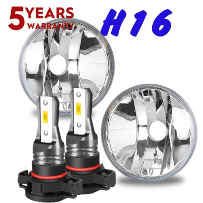 Pair Clear Lens Bumper Fog Lights Front Lamps for Chevrolet Colorado 2015-2022 - Image 1 of 4