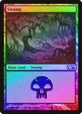 Swamp (239) FOIL Magic 2010 / M10 PLD Basic Land MAGIC MTG CARD ABUGames