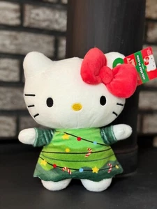 Conjunto de árbol de Navidad Sanrio Hello Kitty & Friends felpa navideña 8 pulgadas nuevo con etiquetas - Imagen 1 de 6