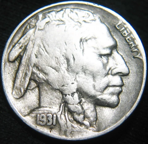 Original Low Mintage 1931-S BUFFALO NICKEL 5¢ FREE SHIPPING!! JS32MI Cover