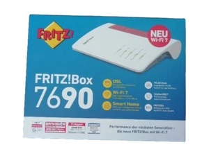 AVM FRITZ!Box 7690 DR Router DSL Router WLAN Modem Wifi 7 Mesh DECT Smart Home - Bild 1 von 5