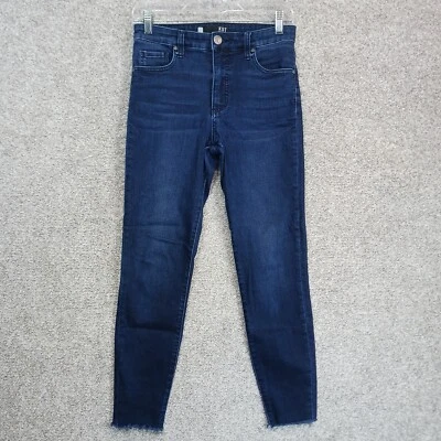 Kut From the Kloth Jeans Womens Size 2 Blue Raw Hem Connie Fab Ab Ankle Skinny - Image 1 of 4