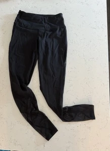 Knock Out By Victoria Secret Sport Black Mesh But Out Leggings Size Xs - Picture 1 of 3