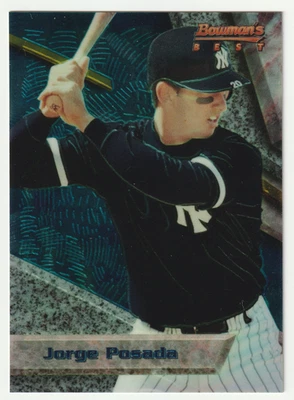 Хорхе Посада 29 RC 1994 Bowman's Best Blue дебютант Yankees - Изображение 1 из 2