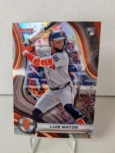 2024 Bowman's Best Luis Matos Refractor #58 Rookie RC Giants - Picture 1 of 2
