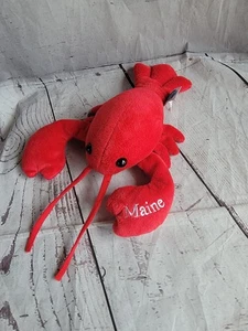Mary Meyer Peluche Aragosta Rosso Peluche 7in Stato del Maine - Foto 1 di 6