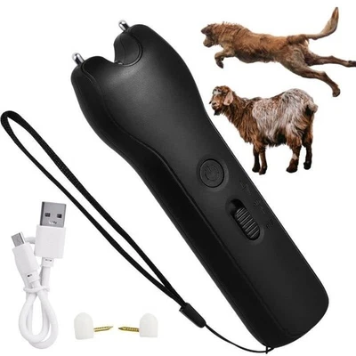 USB Electric Pig Cattle Moving Tool Cows Livestock Driving Stick Repel Black UK