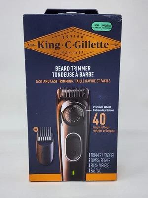 King C. Gillette триммер для бороды от Braun тип 5800 40 настроек USB перезаряжаемый - Изображение 1 из 4