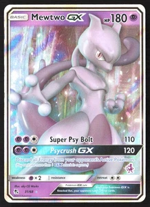 Mewtwo GX 031/068 Mewtwo Stamped Battle Academy Pokémon Card - Picture 1 of 2