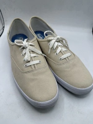 Zapatilla deportiva con cordones de lona KEDS Champion Stone para mujer WF34300XS talla 12 cómoda Foto 1 de 4