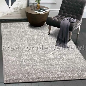 SULIS ALLOVER VINTAGE GREY TRADITIONAL FLOOR RUG (M) 160x230cm **FREE DELIVERY** - Picture 1 of 4