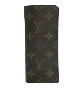 LOUIS VUITTON M62962 Monogram Etui Lunette Simple Glasses Case Brown Used - Picture 1 of 7