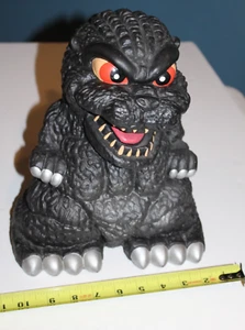 Jumbo 1994 Godzilla 11" Coin Bank Red Eye Version Yutaka Kaiju Toho VTG Figure - Picture 1 of 8