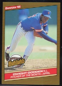 Dwight Gooden 1986 Donruss Highlights Card #8 NM-MT+ HOF METS - Picture 1 of 2