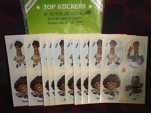 SOCCER STICKERS Diego Maradona 1990 Andoni Zubizarretaimport Salvatore Schillaci - Picture 1 of 1