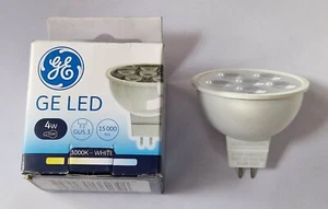1x GE 4W (=35W) LED MR16 12V, 3000K Warmes Weiß, Energiesparend Punkt Glühbirne - Bild 1 von 1