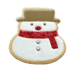 Hallmark MAGNET Christmas Vintage COUNTDOWN to SNOWMAN Glitter 2010 THIN - Picture 1 of 4