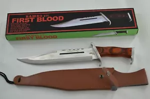 FIRST BLOOD RAMBO PART III MILITARY SURVIVAL FIGHTING HUNTING KNIFE - Picture 1 of 5