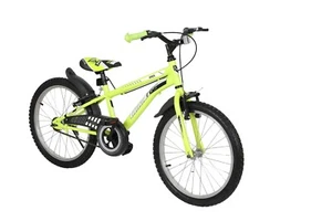 20 inch Kids Children Girls Boys Neon Blue Pink Bike With Kick Stand New 2024 - Picture 1 of 12