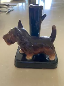Rare Vintage Beswick Ceramic Terrier Lamp Base Bedside Table Desk 1930s perfect - Picture 1 of 4