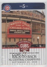 2013 Great Moments in Cubs History Back-to-Back NL Central Champions #5