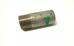Nippel NPT Gewinde einseitig 1" x 3" lang S-80 304 Edelstahl 712D1 - Bild 1 von 3