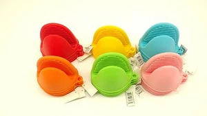 Silicone Oven Mitt Glove Pot Holder Grip Heat Resistant Kitchen Cooking 2pcs - Picture 1 of 5