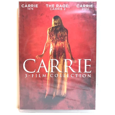 CARRIE (1976), THE RAGE: CARRIE 2 (1999), CARRIE (2002) DVD Lot Horror - NEW - Image 1 of 4
