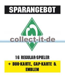 Match Attax 14/15 - 16 Basecards + Duo + Star + Wappen SV Werder Bremen