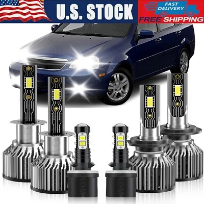 Faros LED antiniebla 6500K blancos para Suzuki Forenza 2004-2008 6X Foto 1 de 4