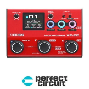 Boss VE-22 Vocal Performer Processor Pedal EFFECTS - NEW - PERFECT CIRCUIT - Picture 1 of 3