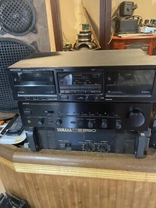 Kenwood KX-79CW Stereo Double Cassette Deck - Picture 1 of 11