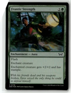 Lámina Frantic Strength 179 Magic The Gathering Duskmourn Magic - Imagen 1 de 1