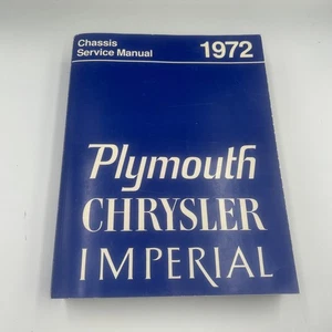 Plymouth 1972, Chrysler, Imperial Chassis manual de servicio - Imagen 1 de 3