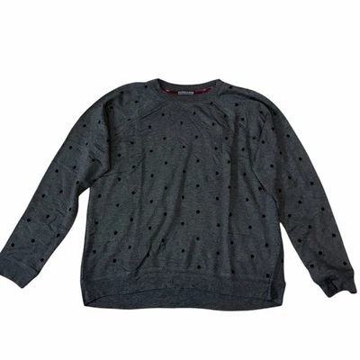 P.J. Pijama Salvage Feminino Manga Longa Top L Urze Ardósia Bolinhas Confortável Novo com etiquetas - Imagem 1 de 4