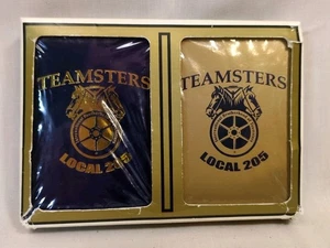 TEAMSTERS LOCAL 205 CARTAS (NUEVO SELLADO) 2 BARAJAS Paquete Gemaco Poker - Imagen 1 de 5
