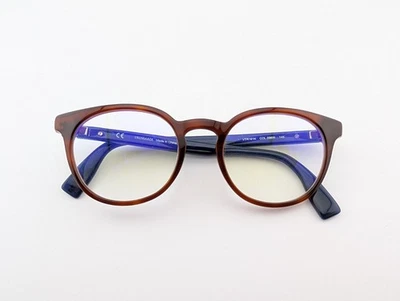 Anteojos Trussardi, solo monturas, VTR161K 096W, 49-21-145, plástico, marrón/azul Foto 1 de 4