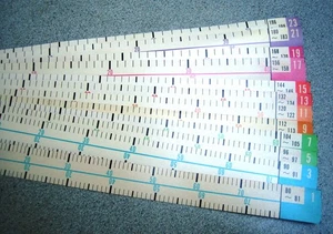 Juego de escala de puntada USADA #1 - #24 (12 piezas) para máquina de tejer voluminosa - Imagen 1 de 2